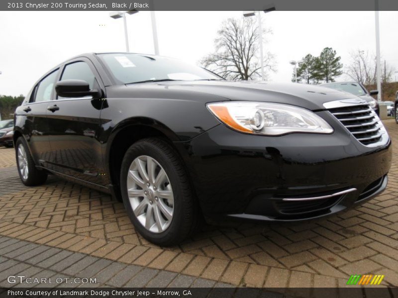 Black / Black 2013 Chrysler 200 Touring Sedan