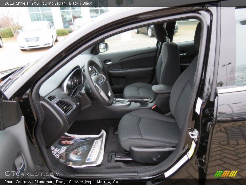 Black / Black 2013 Chrysler 200 Touring Sedan