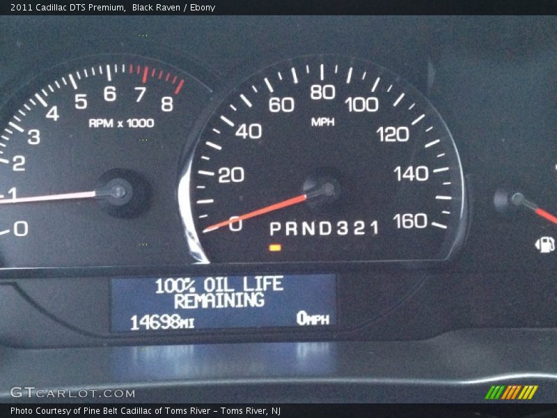 Black Raven / Ebony 2011 Cadillac DTS Premium