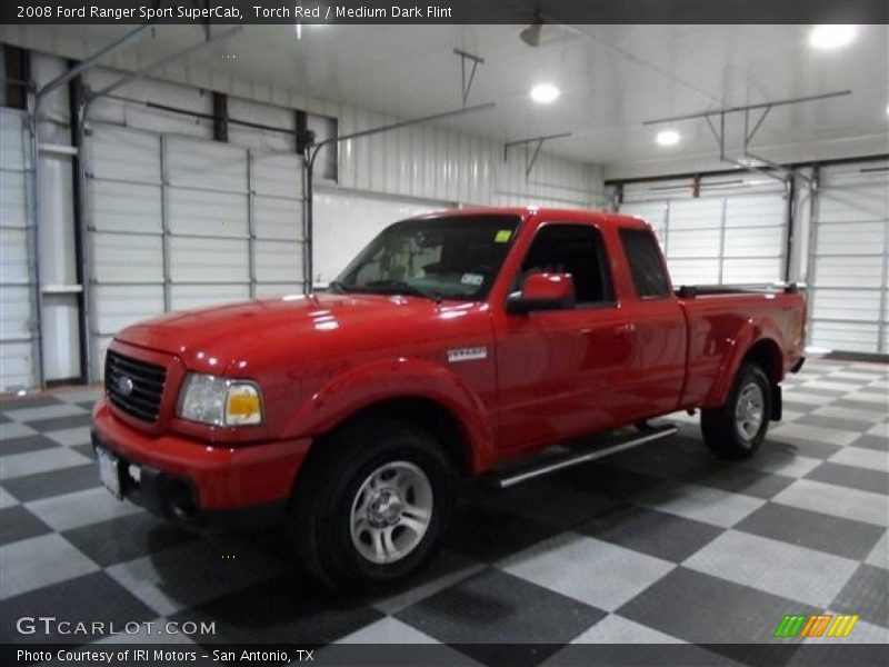 Torch Red / Medium Dark Flint 2008 Ford Ranger Sport SuperCab