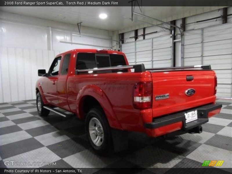 Torch Red / Medium Dark Flint 2008 Ford Ranger Sport SuperCab