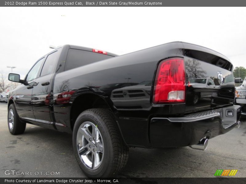 Black / Dark Slate Gray/Medium Graystone 2012 Dodge Ram 1500 Express Quad Cab
