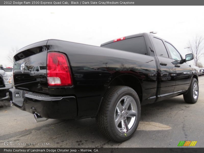 Black / Dark Slate Gray/Medium Graystone 2012 Dodge Ram 1500 Express Quad Cab
