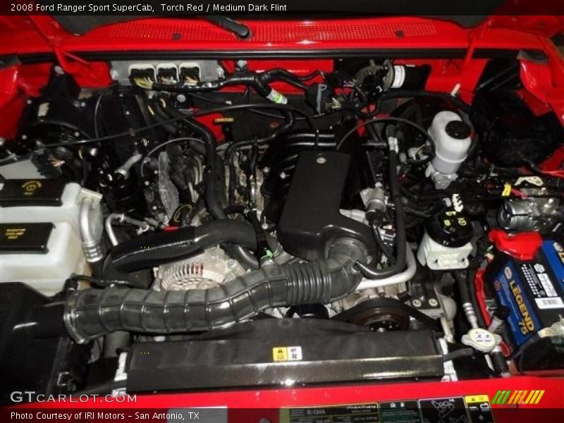 Torch Red / Medium Dark Flint 2008 Ford Ranger Sport SuperCab