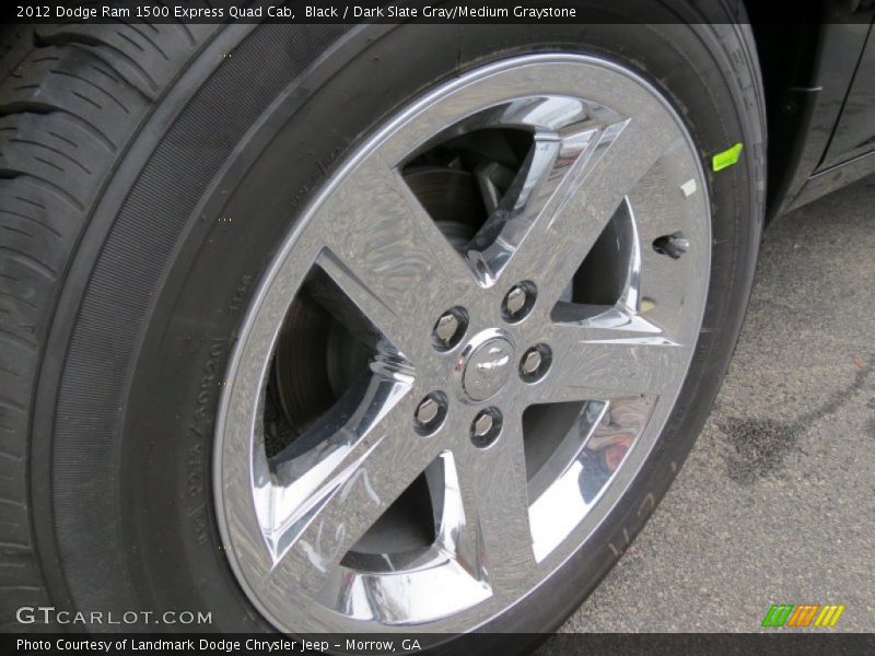 Black / Dark Slate Gray/Medium Graystone 2012 Dodge Ram 1500 Express Quad Cab