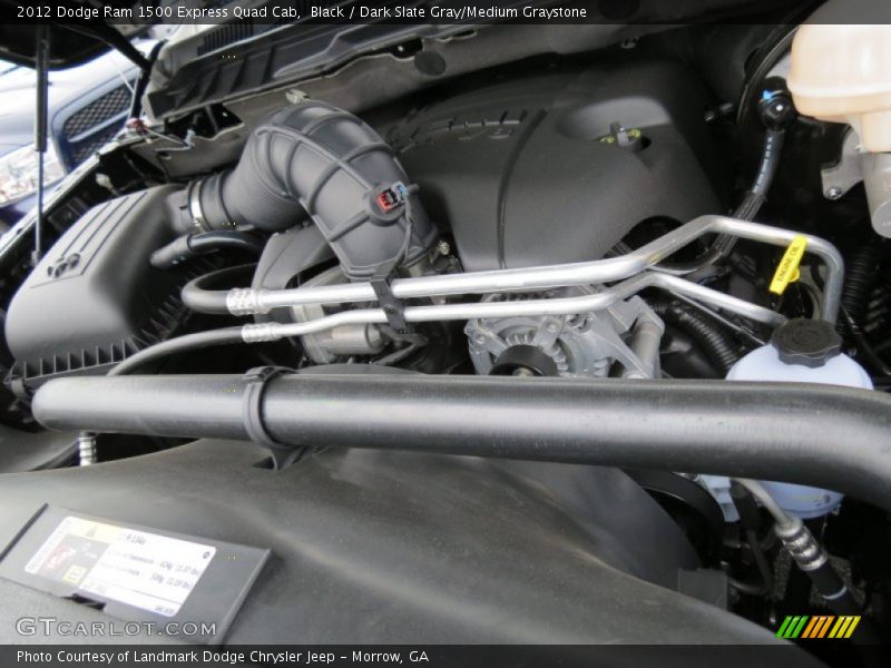 Black / Dark Slate Gray/Medium Graystone 2012 Dodge Ram 1500 Express Quad Cab