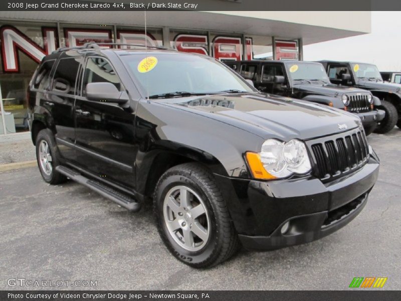 Black / Dark Slate Gray 2008 Jeep Grand Cherokee Laredo 4x4