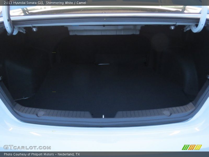 Shimmering White / Camel 2013 Hyundai Sonata GLS