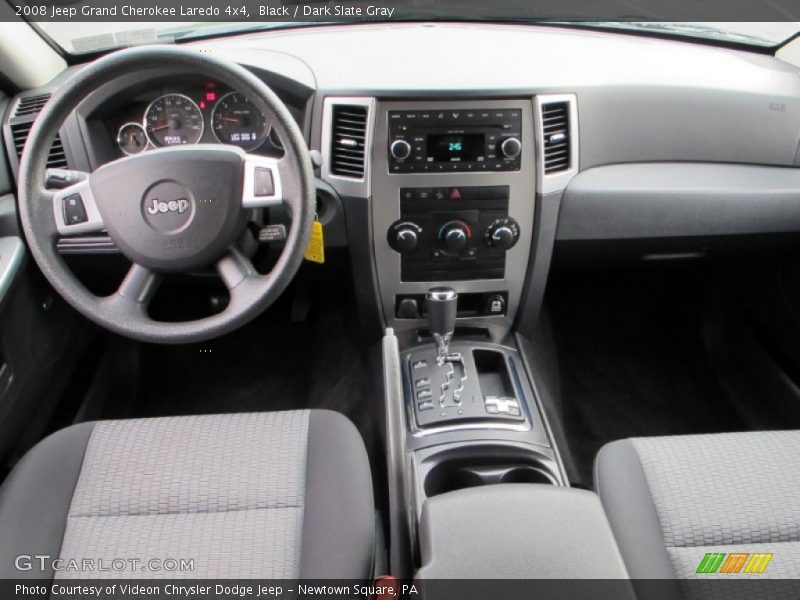 Black / Dark Slate Gray 2008 Jeep Grand Cherokee Laredo 4x4