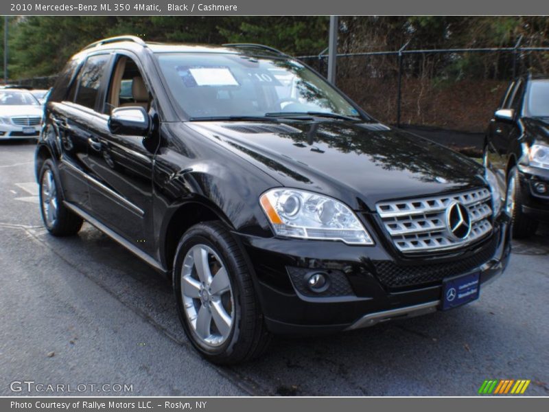 Black / Cashmere 2010 Mercedes-Benz ML 350 4Matic
