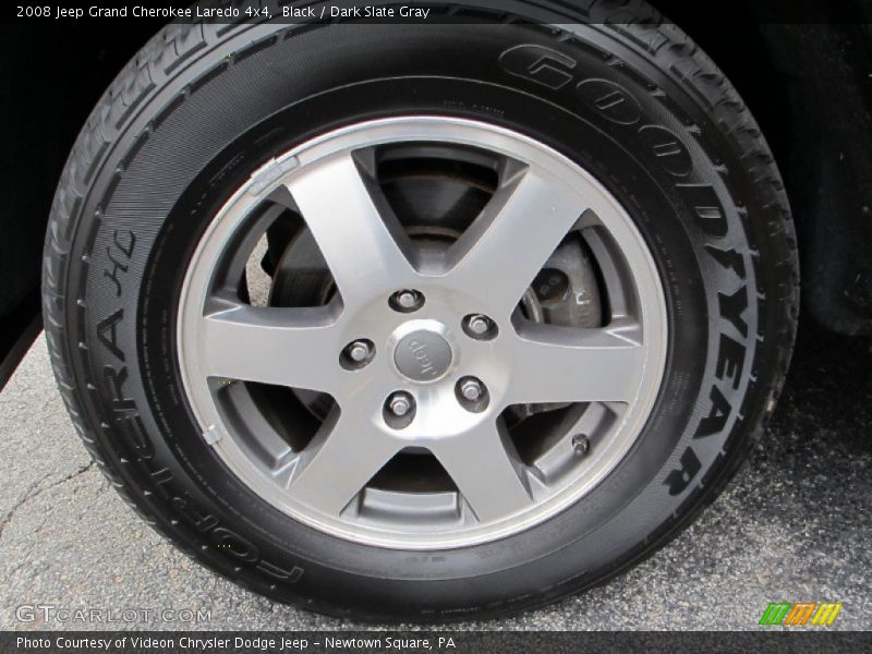 Black / Dark Slate Gray 2008 Jeep Grand Cherokee Laredo 4x4