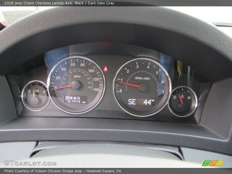 Black / Dark Slate Gray 2008 Jeep Grand Cherokee Laredo 4x4