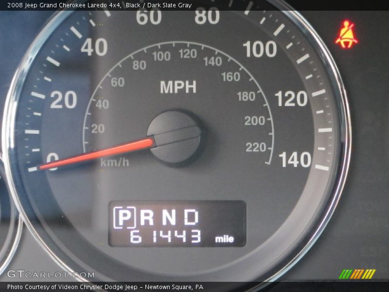 Black / Dark Slate Gray 2008 Jeep Grand Cherokee Laredo 4x4