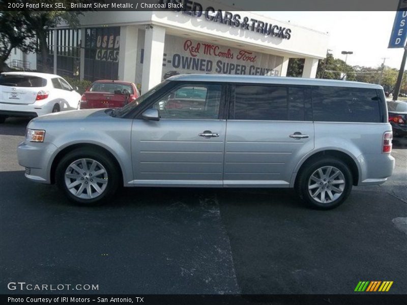 Brilliant Silver Metallic / Charcoal Black 2009 Ford Flex SEL