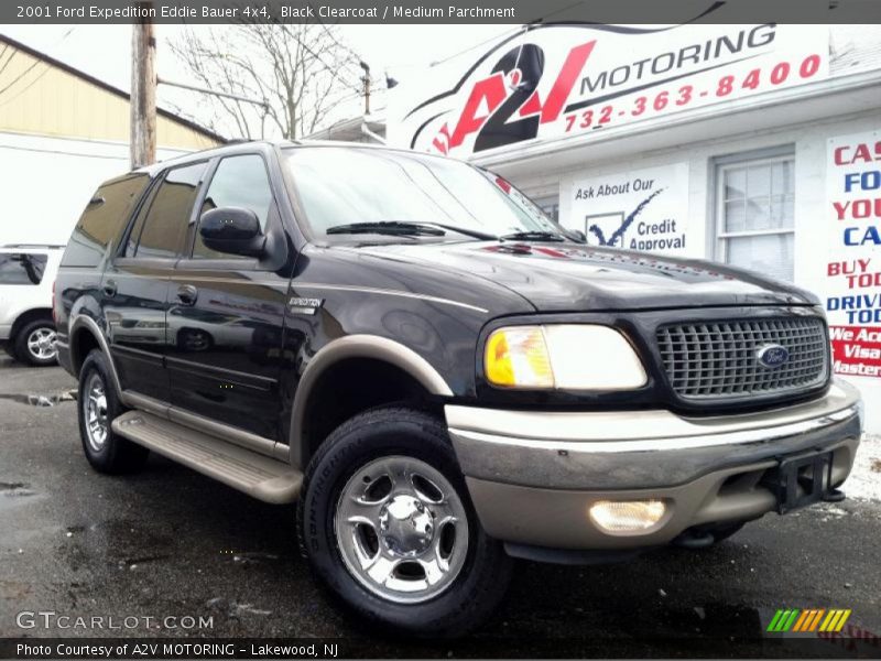 Black Clearcoat / Medium Parchment 2001 Ford Expedition Eddie Bauer 4x4