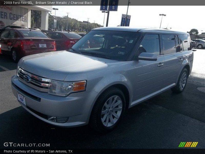 Brilliant Silver Metallic / Charcoal Black 2009 Ford Flex SEL