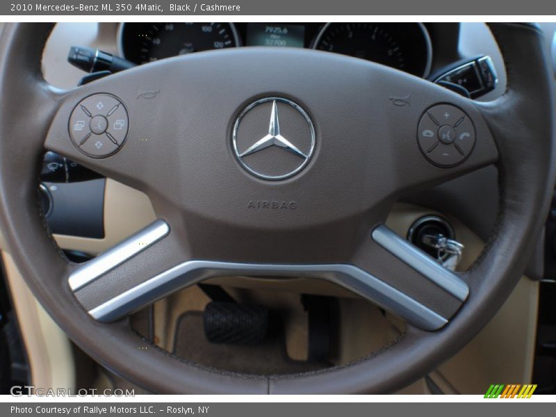 Black / Cashmere 2010 Mercedes-Benz ML 350 4Matic