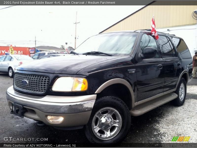 Black Clearcoat / Medium Parchment 2001 Ford Expedition Eddie Bauer 4x4