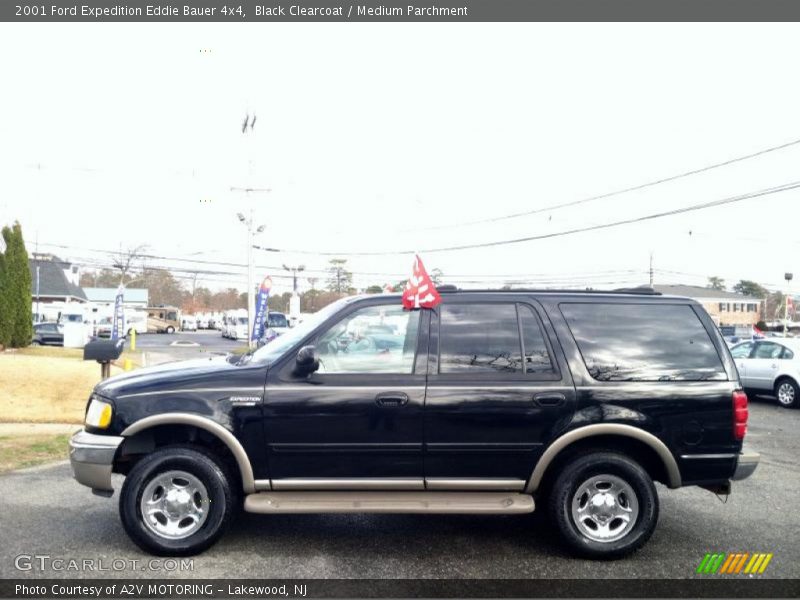 Black Clearcoat / Medium Parchment 2001 Ford Expedition Eddie Bauer 4x4