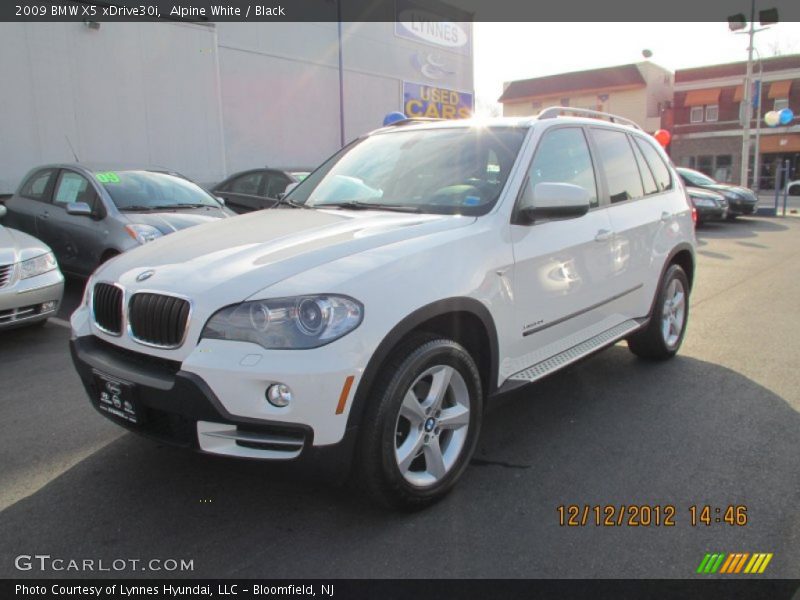 Alpine White / Black 2009 BMW X5 xDrive30i