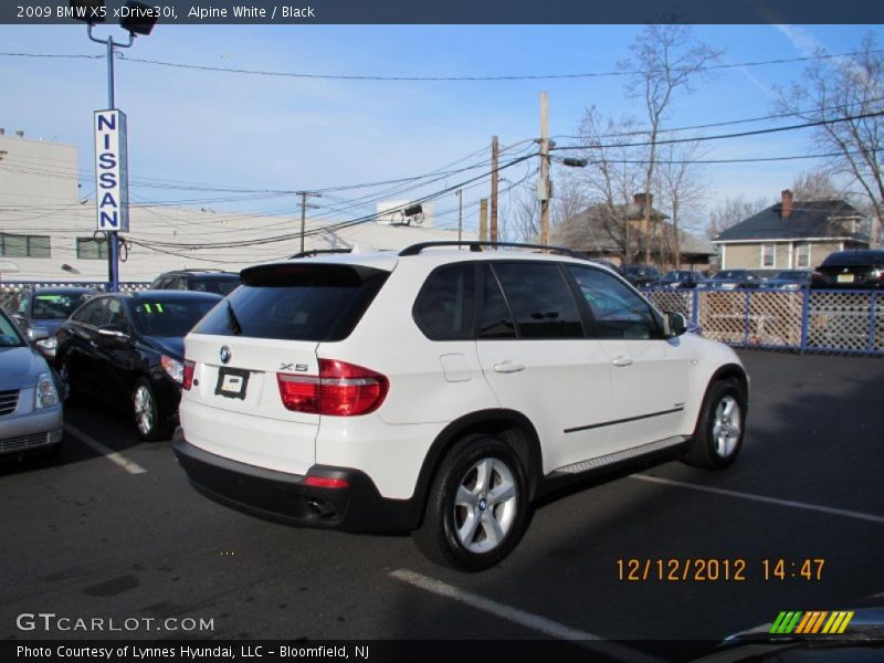 Alpine White / Black 2009 BMW X5 xDrive30i