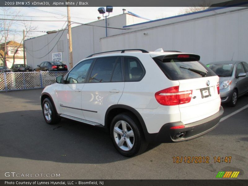 Alpine White / Black 2009 BMW X5 xDrive30i