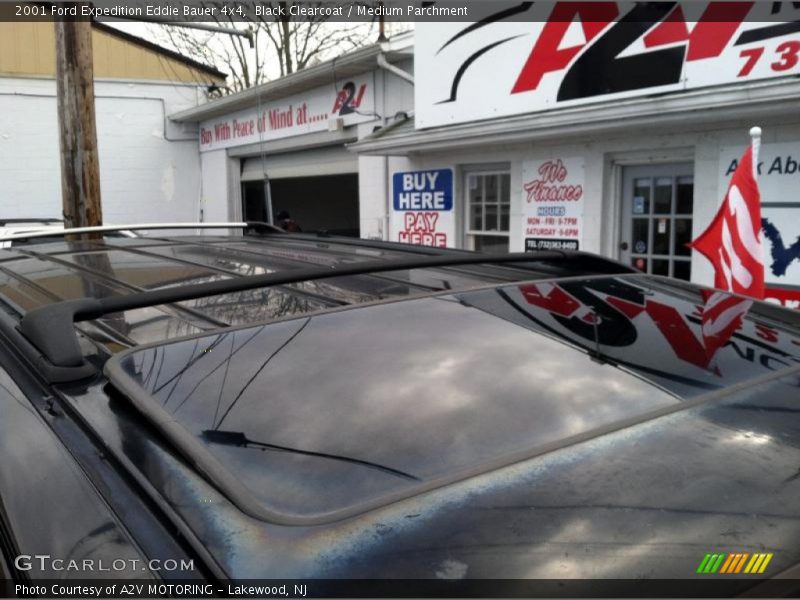 Black Clearcoat / Medium Parchment 2001 Ford Expedition Eddie Bauer 4x4