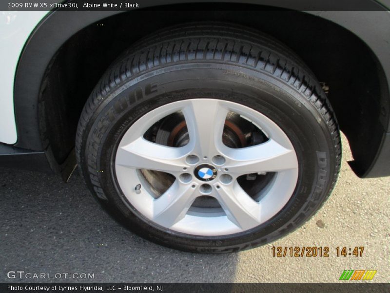 Alpine White / Black 2009 BMW X5 xDrive30i