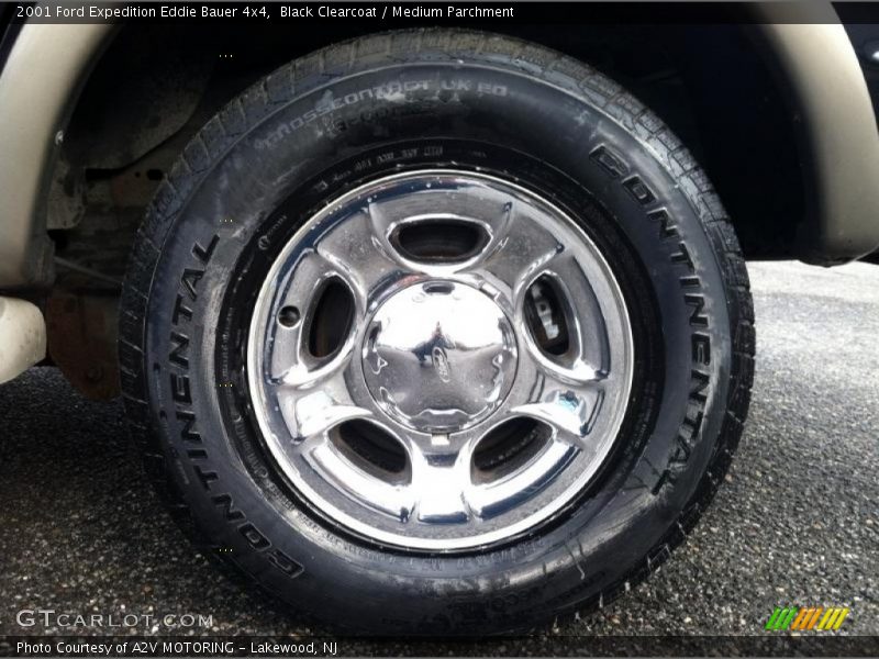 Black Clearcoat / Medium Parchment 2001 Ford Expedition Eddie Bauer 4x4