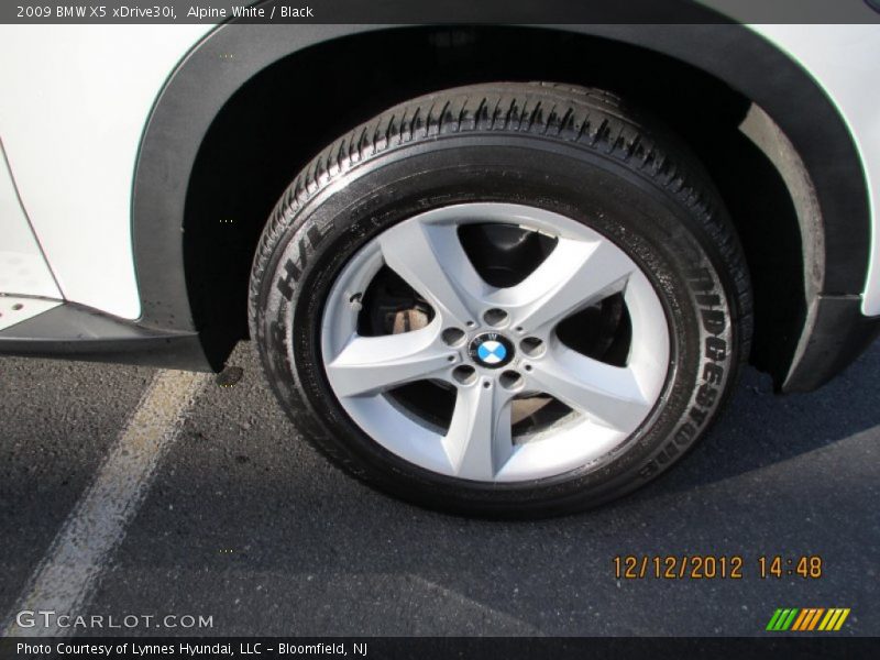 Alpine White / Black 2009 BMW X5 xDrive30i