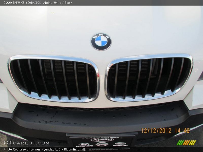Alpine White / Black 2009 BMW X5 xDrive30i