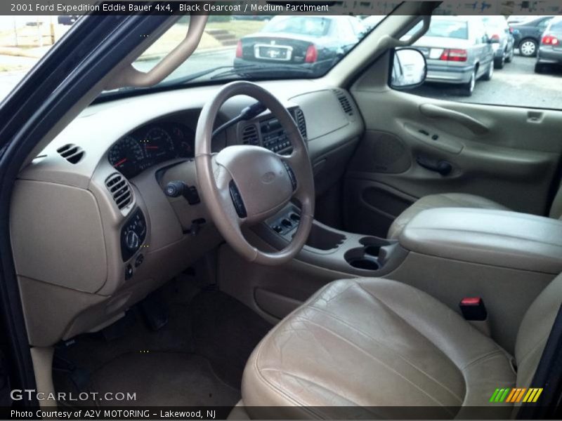 Black Clearcoat / Medium Parchment 2001 Ford Expedition Eddie Bauer 4x4