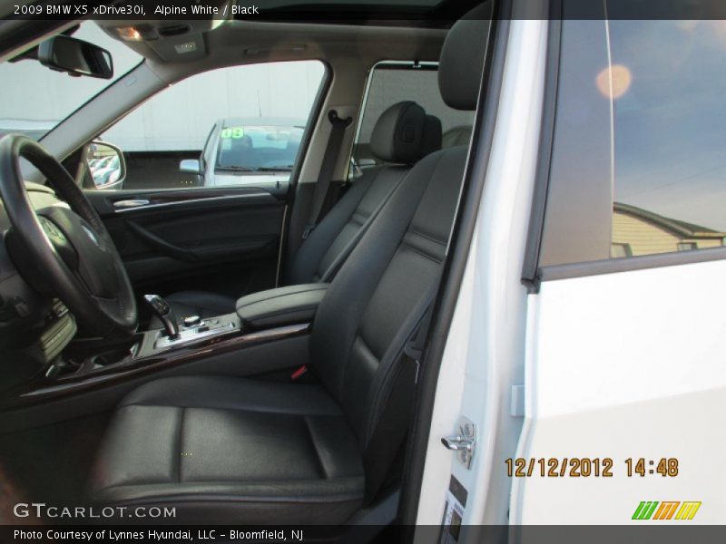 Alpine White / Black 2009 BMW X5 xDrive30i