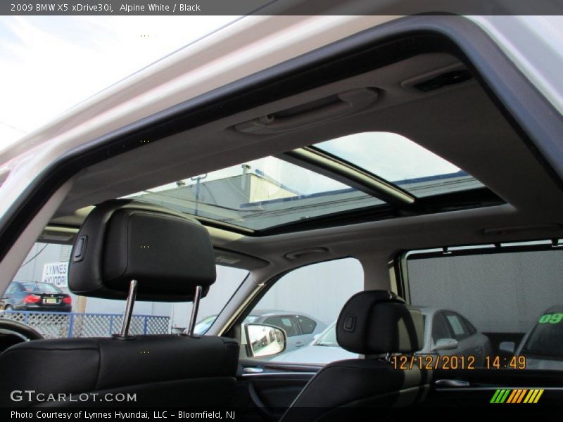 Alpine White / Black 2009 BMW X5 xDrive30i