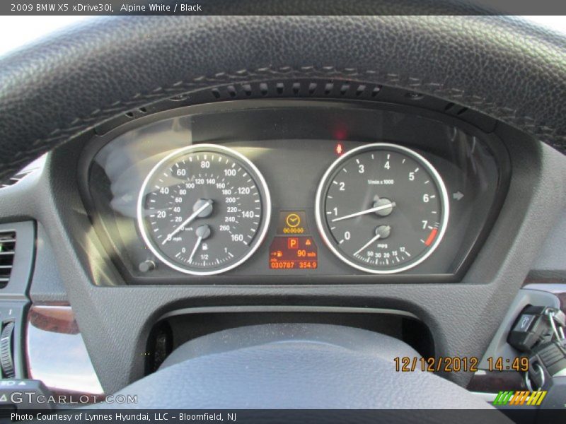 Alpine White / Black 2009 BMW X5 xDrive30i