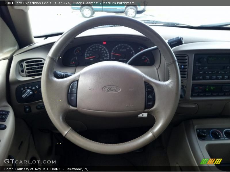 Black Clearcoat / Medium Parchment 2001 Ford Expedition Eddie Bauer 4x4