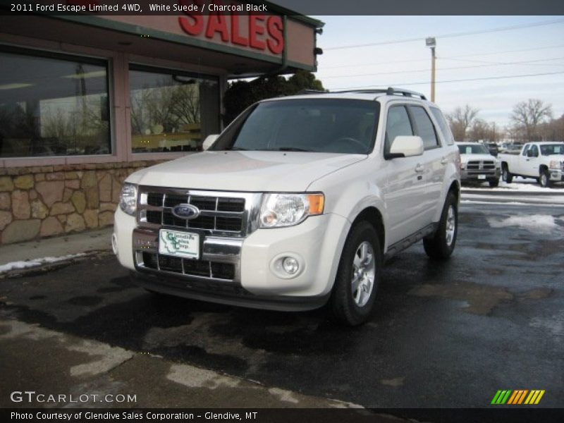 White Suede / Charcoal Black 2011 Ford Escape Limited 4WD