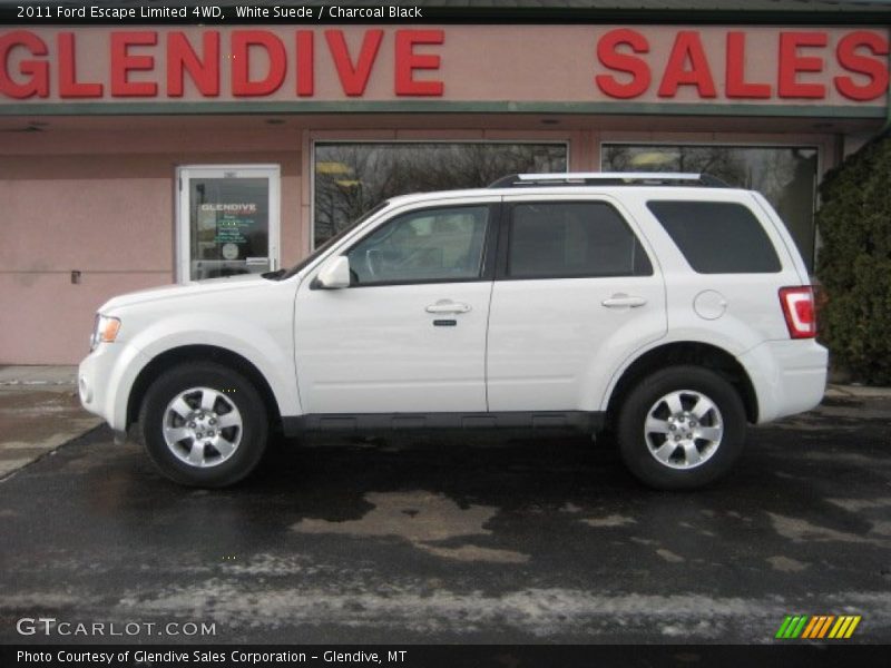 White Suede / Charcoal Black 2011 Ford Escape Limited 4WD