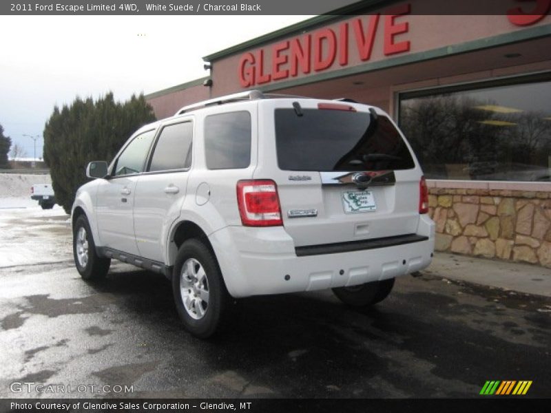 White Suede / Charcoal Black 2011 Ford Escape Limited 4WD