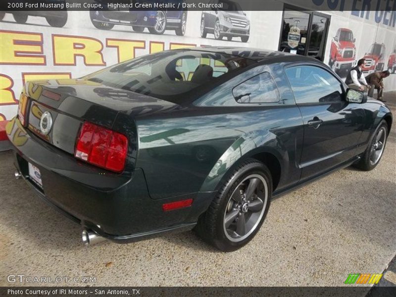 Highland Green Metallic / Dark Charcoal 2008 Ford Mustang Bullitt Coupe