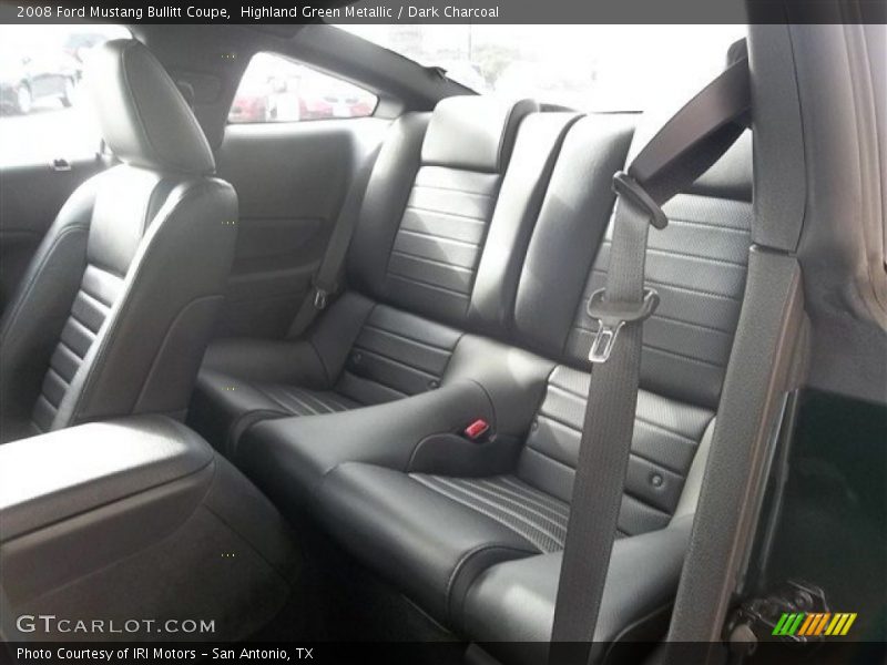 Rear Seat of 2008 Mustang Bullitt Coupe
