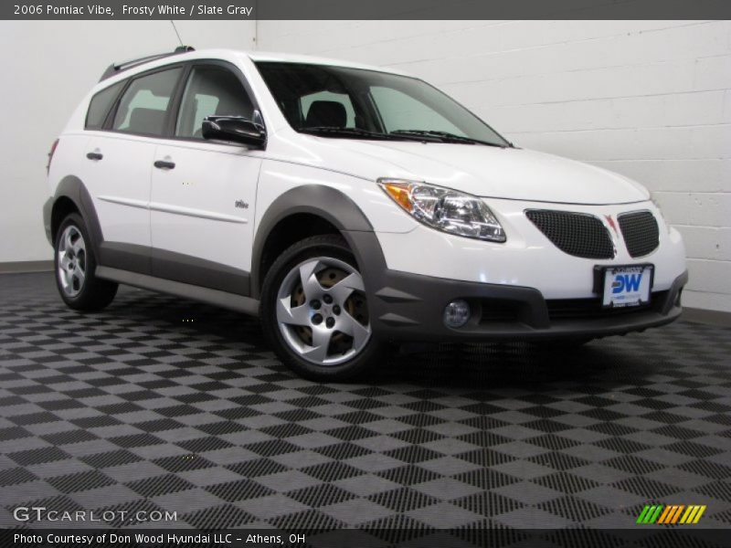 Frosty White / Slate Gray 2006 Pontiac Vibe