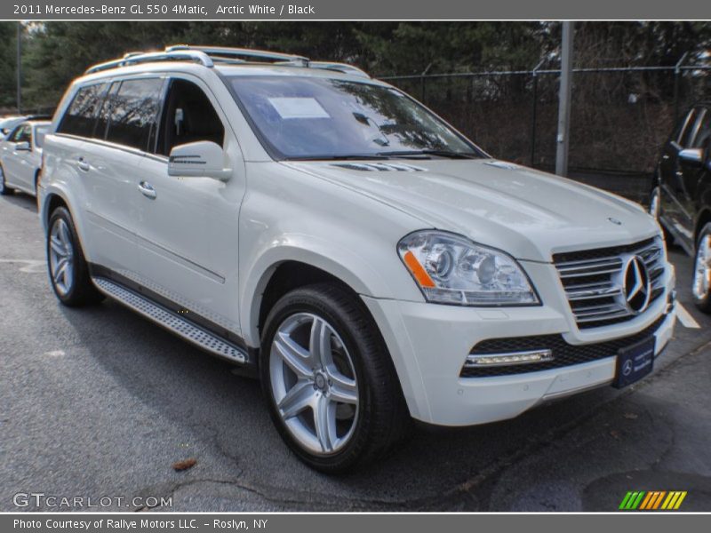 Arctic White / Black 2011 Mercedes-Benz GL 550 4Matic