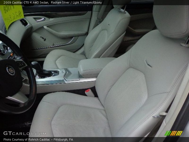 Radiant Silver / Light Titanium/Ebony 2009 Cadillac CTS 4 AWD Sedan