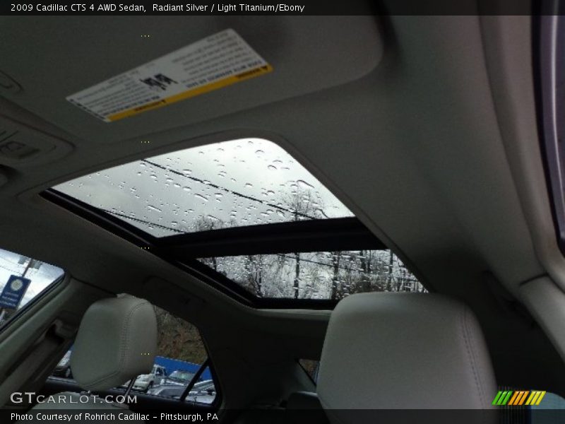 Radiant Silver / Light Titanium/Ebony 2009 Cadillac CTS 4 AWD Sedan