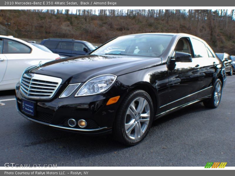 Black / Almond Beige 2010 Mercedes-Benz E 350 4Matic Sedan