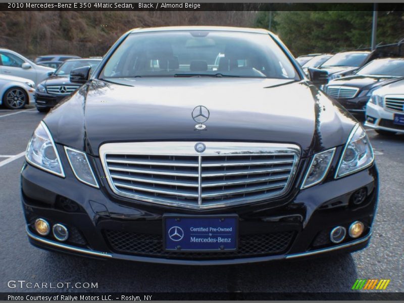 Black / Almond Beige 2010 Mercedes-Benz E 350 4Matic Sedan