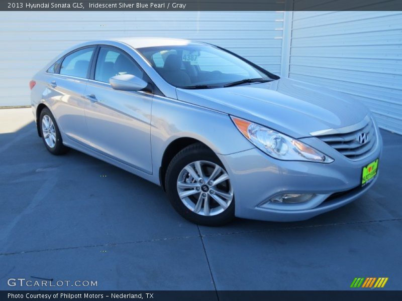 Iridescent Silver Blue Pearl / Gray 2013 Hyundai Sonata GLS