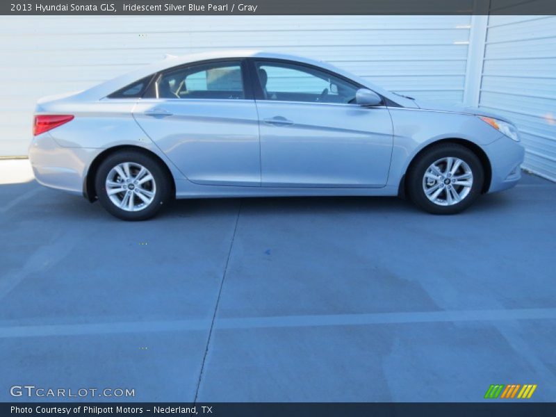 Iridescent Silver Blue Pearl / Gray 2013 Hyundai Sonata GLS