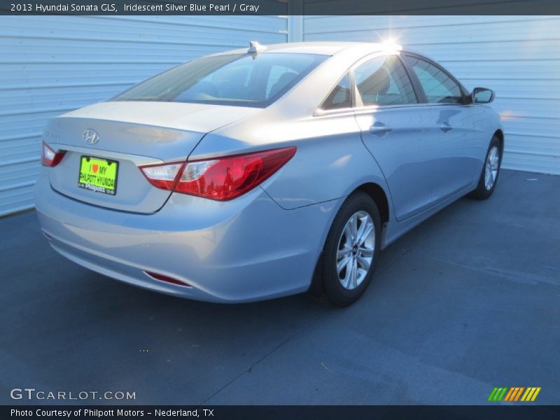 Iridescent Silver Blue Pearl / Gray 2013 Hyundai Sonata GLS